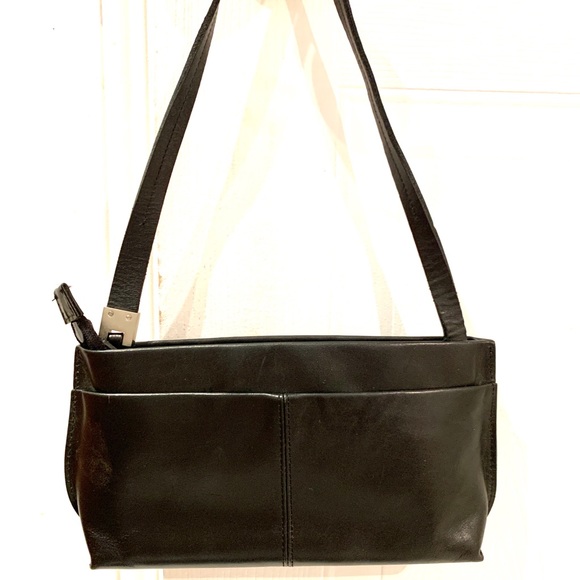 Kenneth Cole black leather handbag - Picture 3 of 5